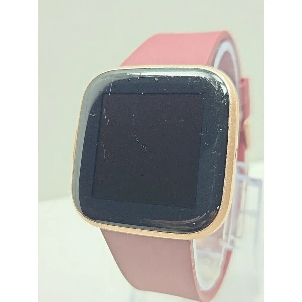Fitbit Versa 2 Smartwatch Rose Gold 40mm Alexa WR50M Always On Display W/Charger